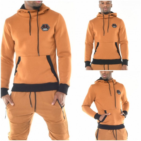 Sweater Melange Hoodie| Modedam Sweater Melange Hoodie| Modedam