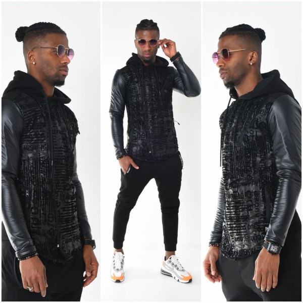 Heren Sweatvest Zwart Heren Sweatvest Zwart