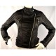 Dames Zwarte Leren Look Biker Jacket Dames Zwarte Leren Look Biker Jacket